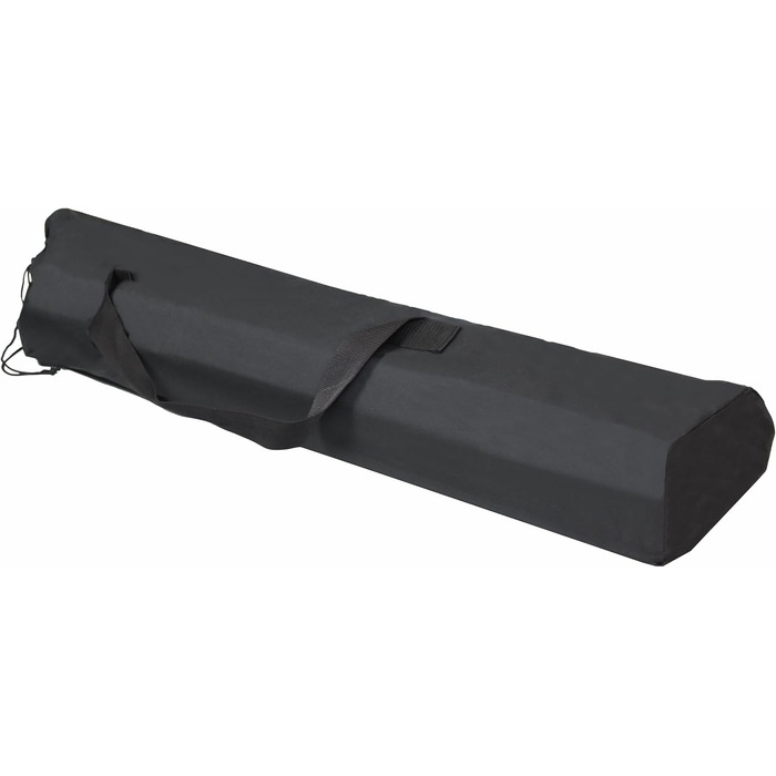 Торговий кемпінговий стіл Nexos з сумкою для перенесення, алюмінієвий, сірий, садовий стіл, стіл для вечірок, фуршетний стіл, складаний, 108x772 см