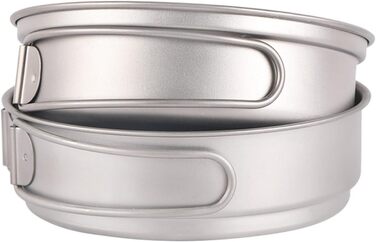 Туристичний посуд великої місткості, обідня тарілка зі складною ручкою для кемпінгу, пікніків, обідів на свіжому повітрі, міцний кемпінговий посуд. Є варіанти об&39ємом 350 мл.