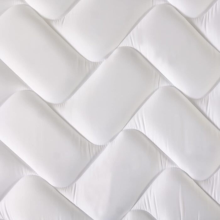 Знімний матрац з анатомічної піни з ефектом пам&39яті, висотою 20 см, напівжорсткий внутрішній шар, гіпоалергенний, виготовлений з поліуретану та піни з ефектом пам&39яті, для односпального ліжка (90 x 195 см).