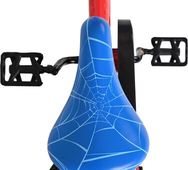 Дитячий велосипед Volare 12, 14, 16 для дівчаток та хлопчиків 36 років Офіційно ліцензований з дизайном персонажа З додатковими колесами, ножним та ручним гальмами, регульоване сидіння та легка збірка Spider-Man 12