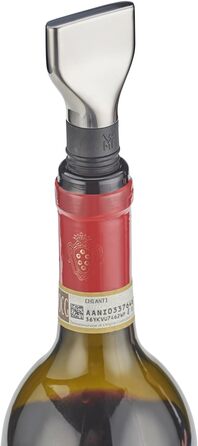 Набір для вина WMF Baric Sommelier 3 предмети, штопор, різак для фольги, пробка для пляшок, в коробці з горіхового дерева, чорний