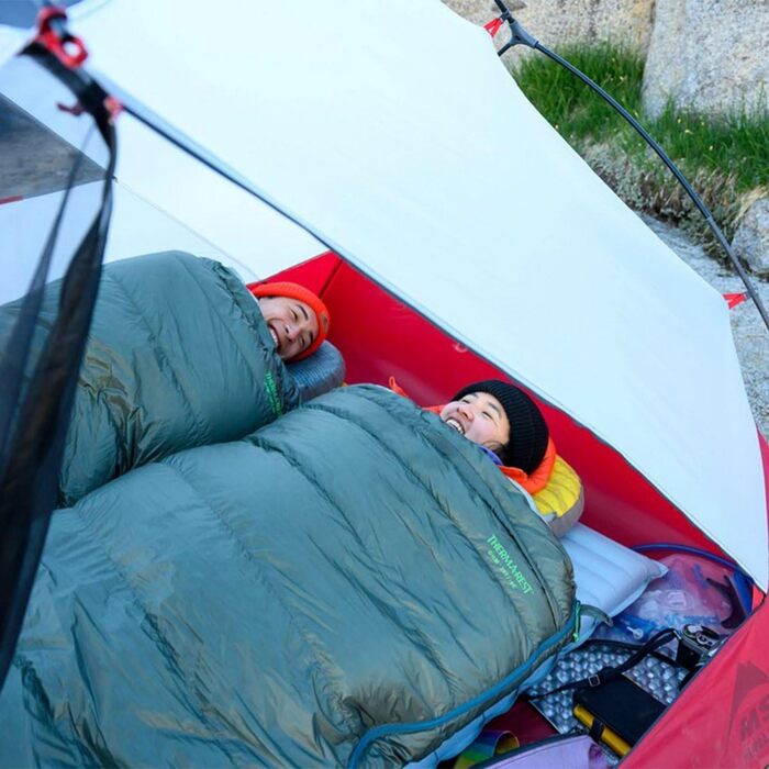 Надувний надлегкий килимок для сну, дуже теплий, колір Нептун, розмір RW (64 x 183 см)