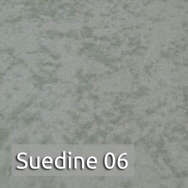Розкладний диван Suedine Dave - Диван з функцією сну та ящиком для зберігання речей, ліжко, вибір кольорів, розкладний диван, диван від виробника, клік-клак (Сірий (Suedine 06))