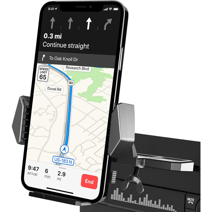 Тримач для мобільного телефону, слот для компакт-дисків, обертання на 360 градусів та керування однією рукою, сумісний з iPhone 13