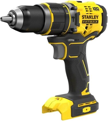 Акумуляторний двошвидкісний ударний дриль-шуруповерт Stanley FatMax 18 В SFMCD721B (2,0 Ач, макс. крутний момент 80 Нм, безщіткови