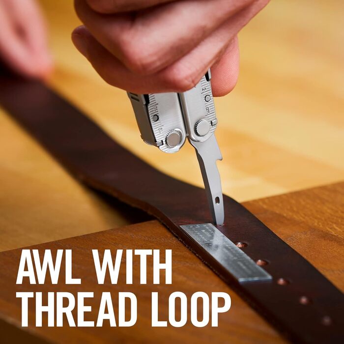 Компактний мультиінструмент з 17 важливими інструментами, виготовлений з нержавіючої сталі, з нейлоновою кобурою сріблястого кольо