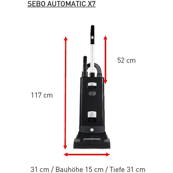 Пилосос SEBO Automatic X7, сірий