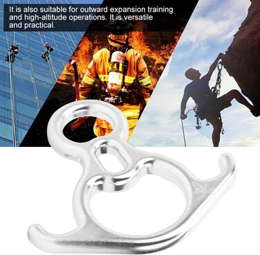 Спускний механізм, алюмінієвий спускний механізм 32KN Figure 8 для спуску та скелелазіння