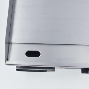 Електрична гладка сковорода, професійний гастроелектричний гриль Електрична плита для гриля з чавунною поверхнею гриля 35.5 x 30 см 1500 Вт для ресторанів, кухні, комерційних, побутових тощо. 36 x 38 x 20 см