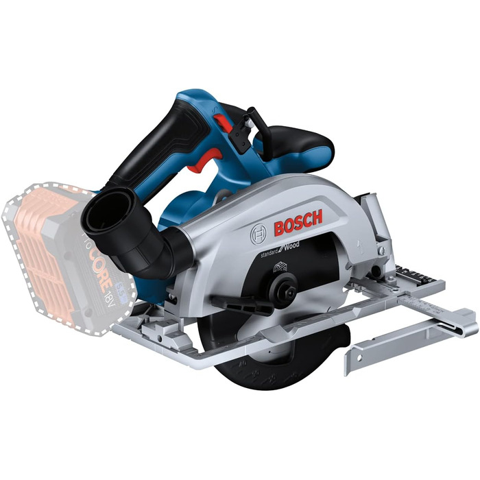Акумуляторна дискова пила Bosch Professional 18V System GKS 18V 57-2 (пиляльний диск 165 мм, глибина різання 57 мм, без акумулятор