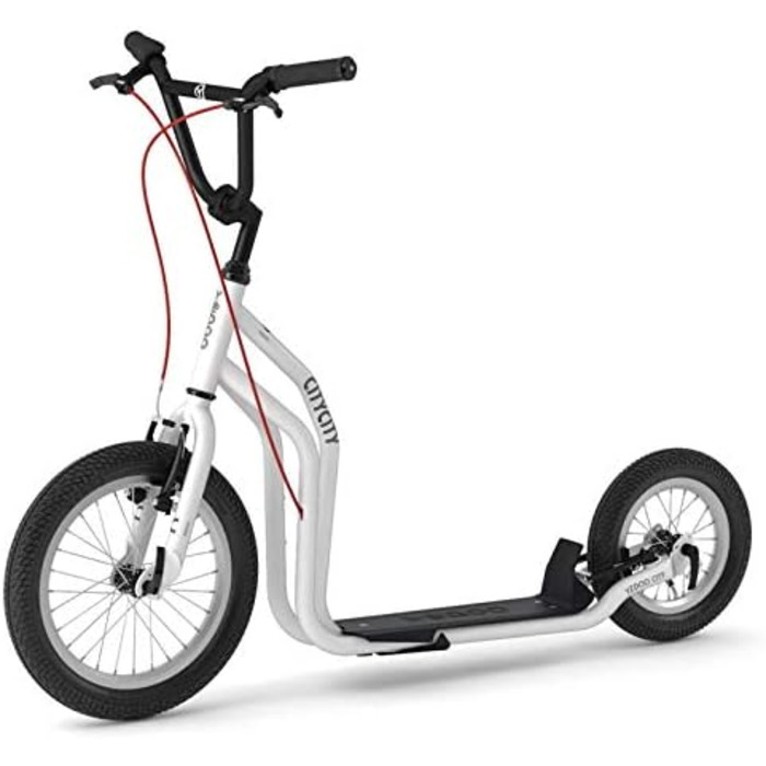 Нова модель 2020 Scooter White Kickbike - з пневматичними шинами від 140 см - 178 см зріст до 120 кг Самокат поставляється частков
