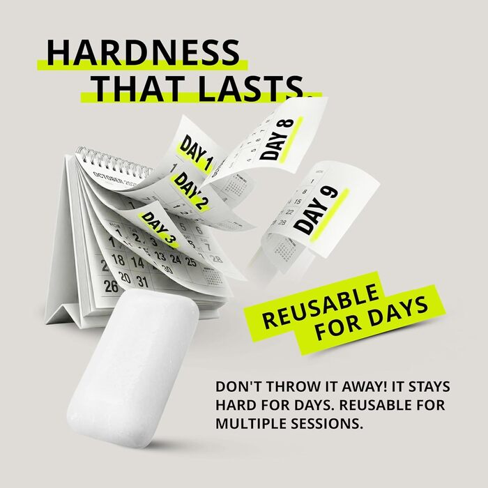 Жувальна гумка для тренування щелепи JAWLINER Hard Fitness Gum (м'ята)