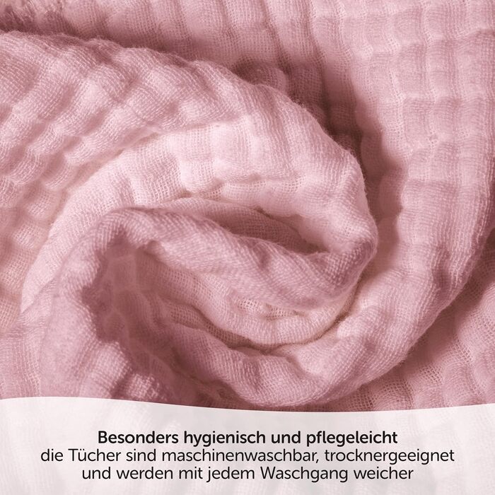 Муслінові пелюшки MAKIAN 9 упаковок, 40x40 см, перевірено Oeko-TEX Standard 100, 9 пелюшок для відрижки преміум якості - 4-шарові