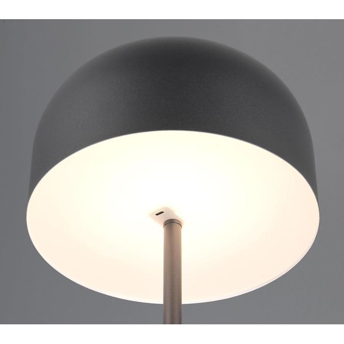 Стійка LED-лампа на акумуляторі Reality Jeff R49151132, матовий чорний метал, з LED-лампою 2.5 Вт