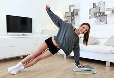 Міні-степер - Домашнє фітнес-обладнання - Легкий, тихий, без зношувальних деталей - Еластичні сходинки - Композитний матеріал