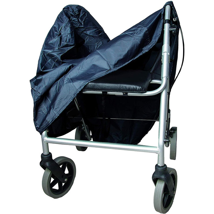 Захисний чохол Dirt Hood Rollator Garage з обтяжувальною стрічкою, чорний