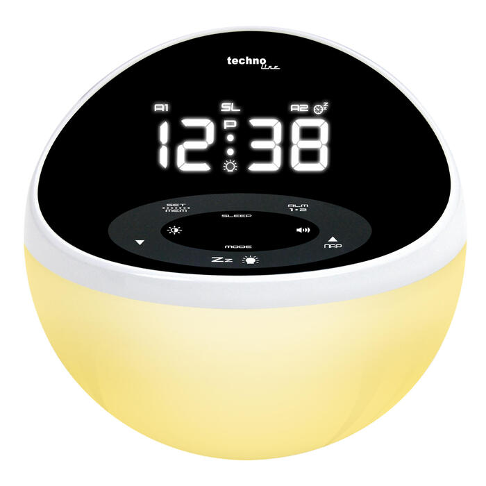 Годинник настільний з радіо Technoline WT500 Black/White (WT500)