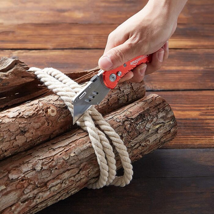 Ніж складаний, складаний ніж, легкий алюмінієвий корпус, червоний