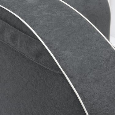 Дитяче крісло від 1 року - Дитяче крісло - Міцне, зручне, виготовлене з пінопласту - зі знімним чохлом, який можна прати - Ідея подарунка, подарунок на 1-й день народження для дівчаток та хлопчиків - Сірий