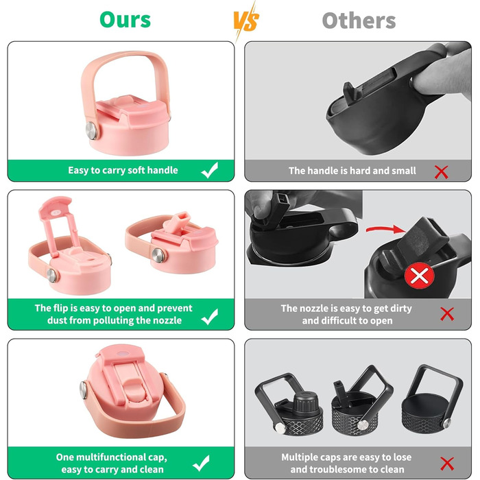 Пляшка для води THILY з нержавіючої сталі об&39ємом 40 унцій, потрійно ізольована, герметична пляшка для води з широким горлом, кришкою та трубочками, порошкове покриття, без BPA, зберігає напої гарячими та холодними, Pink Lilies F40 - Pink Lilies, модель