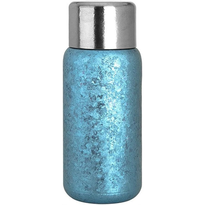 Надлегка 450-мілілітрова двостінна ізольована пляшка для чаю для кемпінгу та походів, титановий сплав, сірий колір