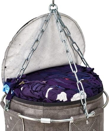 Боксерська груша Bad Company Vintage Jab & Hook у формі арахісу з надміцним чотириточковим сталевим ланцюгом і металевим кільцем I