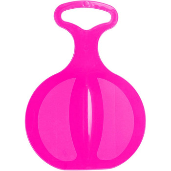 Дитячий килимок для катання на санках LILENO SPORTS (комплект з ) - Пластиковий ковзний диск для всієї родини - Снігові санки для незабутніх зимових днів - Також підходить для дорослих, рожевий