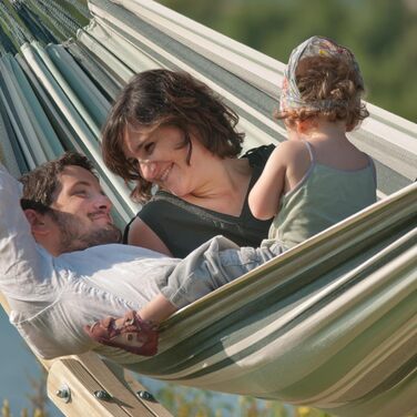 Класичний двомісний гамак з бавовни