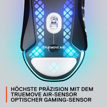 Ігрова миша з отворами на поверхні - Легка, водовідштовхувальна конструкція - 18 кнопок - Bluetooth/2.4 ГГц - Оптичний датчик True