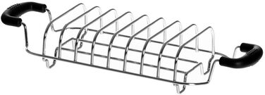 Насадка для смаження Smeg Bun TSBW01, металева, хромована/чорна, маленька