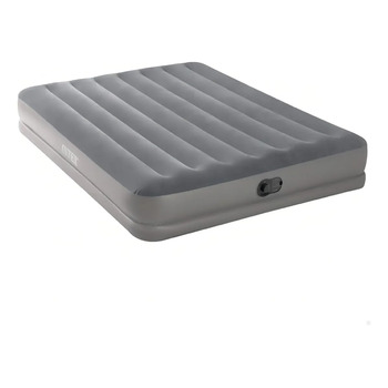 Надувний матрац Intex 64114E Dura-Beam Standard Prestige Fiber-Tech розмір Queen вбудований електричний насос USB висота 30,5 см вантажопідйомність 272,2 кг Надувний матрац середньої висоти Queen