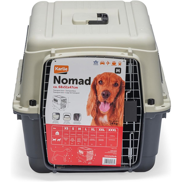 Ящик для літака Karlie Nomad Д 68 см Ш 51 см В 47 см М < 18.00 кг