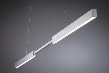 Розумна підвісна LED-лампа Paulmann SmartHome Zigbee Aptare, 18 Вт, 2700 К, метал, шліфований алюміній, стельовий світильник