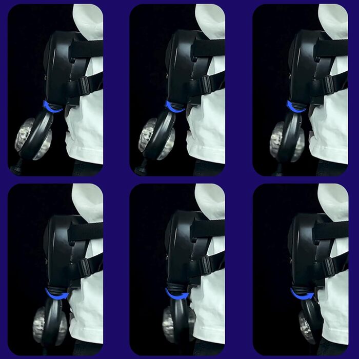 Мастурбатор ZYLEDW для чоловіків, з кріпленням на пояс, 9 режимів вібрації та 9 режимів руху вперед-назад, USB-C