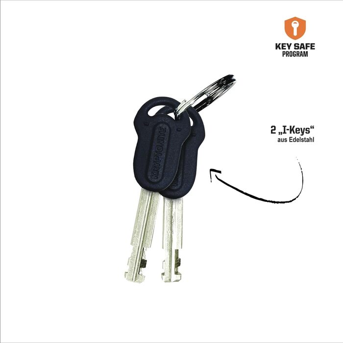 Інтегрований ланцюговий замок Kryptonite Keeper 785 - 85 см, клас безпеки 5/10, протиугінний велосипедний замок, зі сталевим ланцюгом 7 мм та 2 ключами - чорний