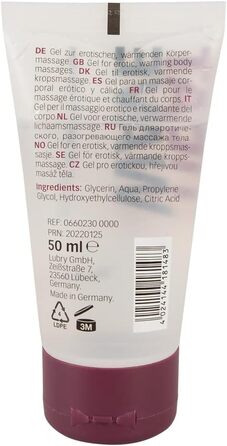 Еротичний гель Just Play Heat Wave - інтенсивний масажний гель для жінок та чоловіків, з зігріваючим ефектом, на водній основі, без олії та жиру, веганський, лубрикант Heat Wave 50 мл