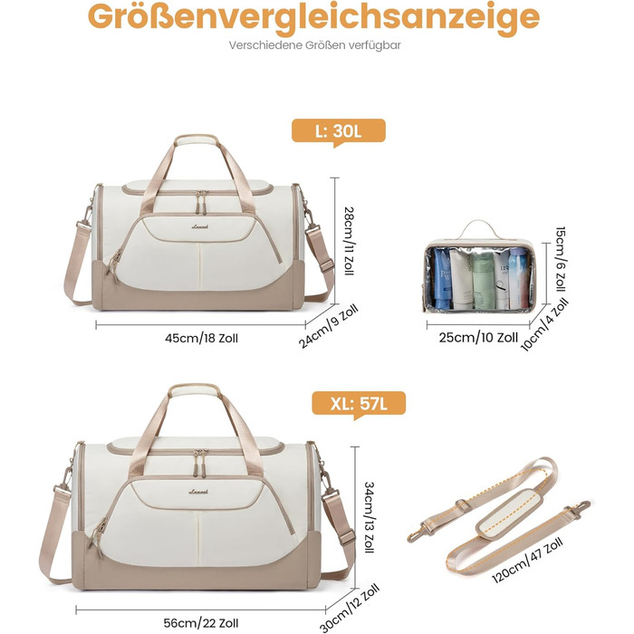 Жіноча спортивна сумка LOVEVOOK 30L Дорожня сумка з відділенням для взуття та вологим відділенням, невелика сумка для спортзалу, сумка для плавання, сумка для сауни, сумка для ручної поклажі для спорту, фітнесу, тренувань, подорожей, водонепроникна дорожн