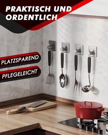 Рушникосушка без свердління, 6 шт. гачки для рушників з нержавіючої сталі клейкі гачки для одягу гачки самоклеючі, нержавіючі, іде