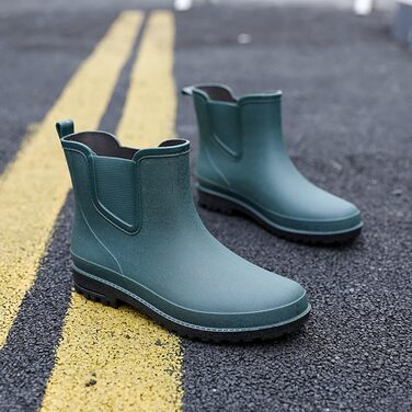 Чоловічі гумові гумові чоботи для саду, зелені, розмір 40 2/3 EU