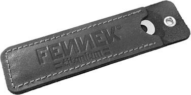 Титанова кирка FENNEK XL у високоякісному шкіряному чохлі Зроблено в Німеччині Ідеально підходить для кемпінгу, наметів, відпусток, фестивалів, бушкрафту, походів