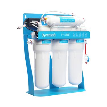 Система зворотного осмосу Pure Aquacalcium, фільтр для води з мінералізацією (додавання кальцію), система фільтрації питної води з підключенням під раковину