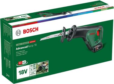 Акумуляторна шабельна пила Bosch AdvancedRecip 18 (без акумулятора, 18 вольт, у коробці) AdvancedRecip 18 I без акумулятора