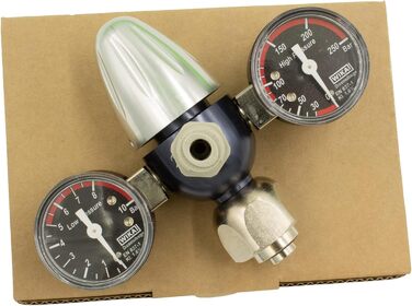 Редуктор тиску CO2 підходить для Quooker Cube на стандартних пляшках C0 2 кг, 6 кг, 10 кг включно з редуктором тиску, подовжувальним шлангом і матеріалом з'єднання, штепсельною системою