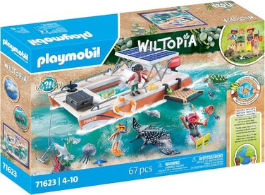 Платформа Кораловий риф, Експедиція в Австралії, з великою кількістю тварин, понад 80 з перероблених та біоматеріалів, розвиваюча іграшка для дітей від 4 років, 71623
