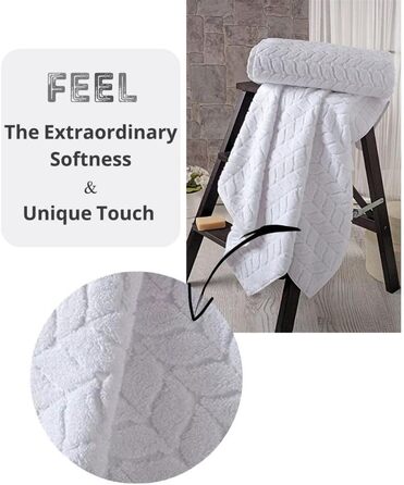 Набір розкішних жакардових рушників BAGNO MILANO 100 турецька бавовна Швидковисихаючий без ГМО Ультра м'який плюш і поглинач Розкі