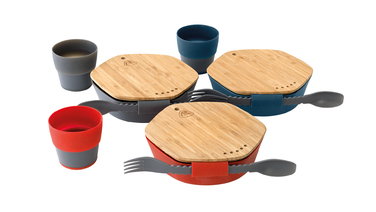 Набір туристичного посуду Robens Leaf Meal Kit Fire Red (690276)