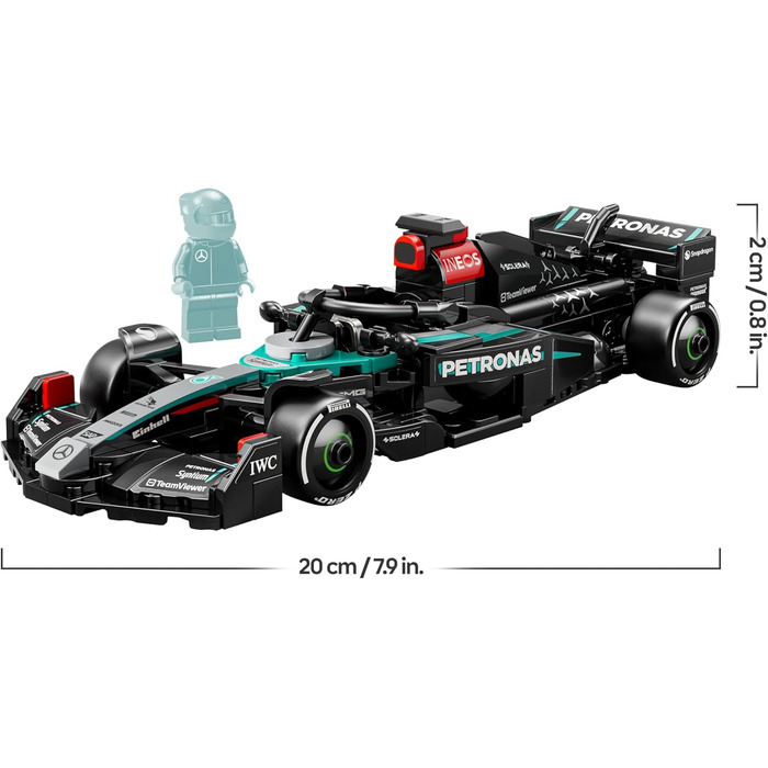 Конструктор LEGO Speed Champions Mercedes-AMG F1 W15 Racing Car 77244, 267 деталей, перегонова тематика