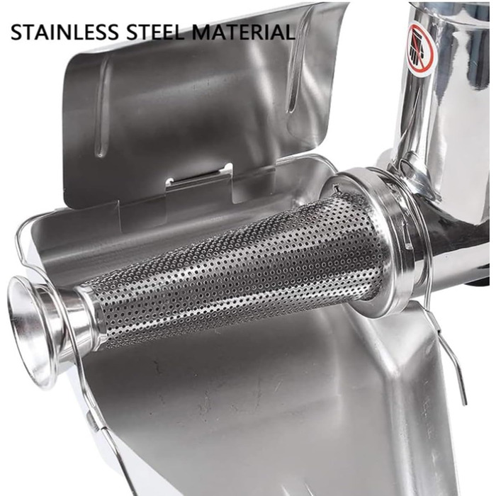 Електричний прес для фруктів, машина для просіювання, 90-160 кг/год, комерційне ситечко для харчових продуктів, соусник, нержавіюча сталь, інструмент для подрібнення помідорів