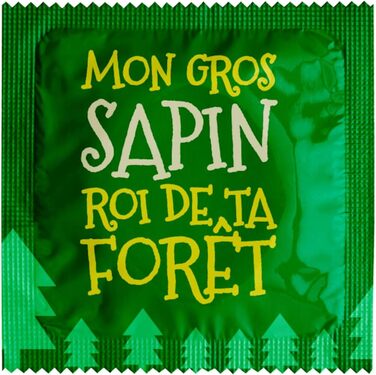 Набір із 5 кумедних презервативів кумедна ідея подарунка для веселих та незабутніх моментів виготовлені з тонкого та міцного латексу надруковано у Франції (Різдво 1)