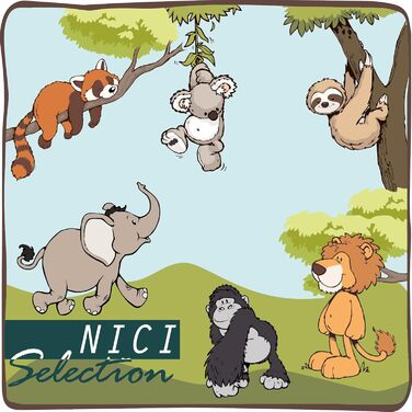 Яка іграшка NICI 48390 Лев, 25 см плюшевий ведмедик для дівчаток, хлопчиків та малюків. Ідеально підходить для ігор, обіймів та колекціонування, бежевого кольору.